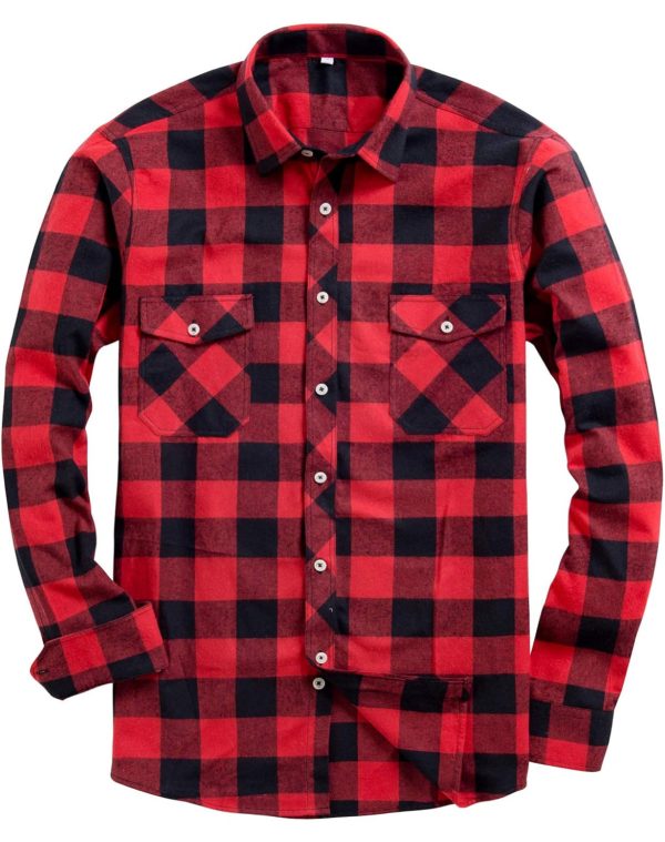 Red & Black Plaid Flannel - Image 2